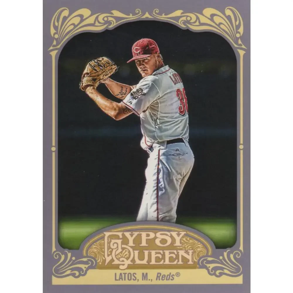 2012 Topps Gypsy Queen Mat Latos # 21 Cincinnati Reds